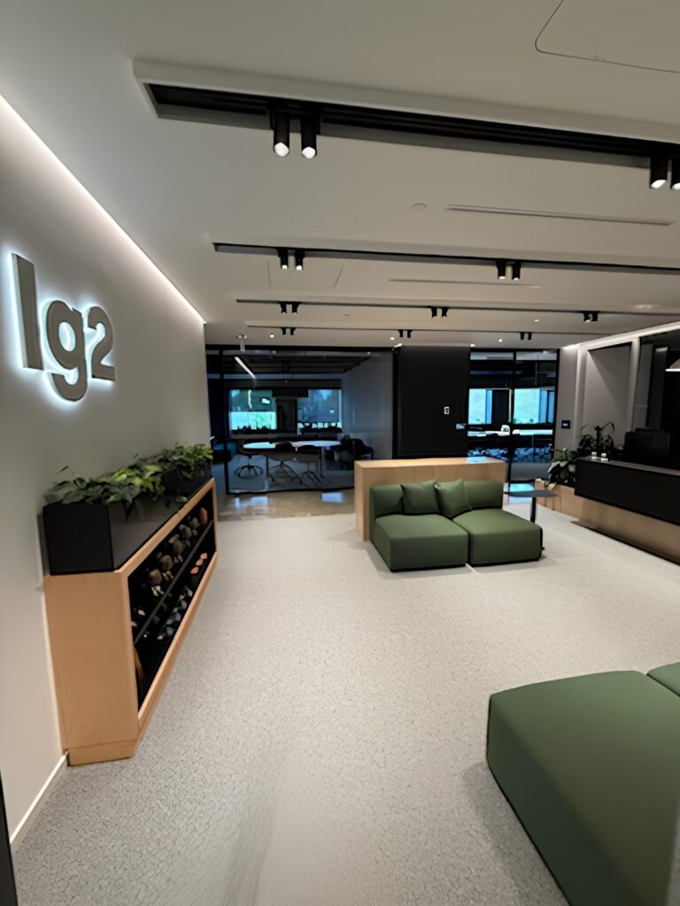 Projet : Aménagement des bureaux de LG2 Réalisé pour : LG2 Rôle : Entrepreneur Général Localisation : Québec, Quartier Montcalm